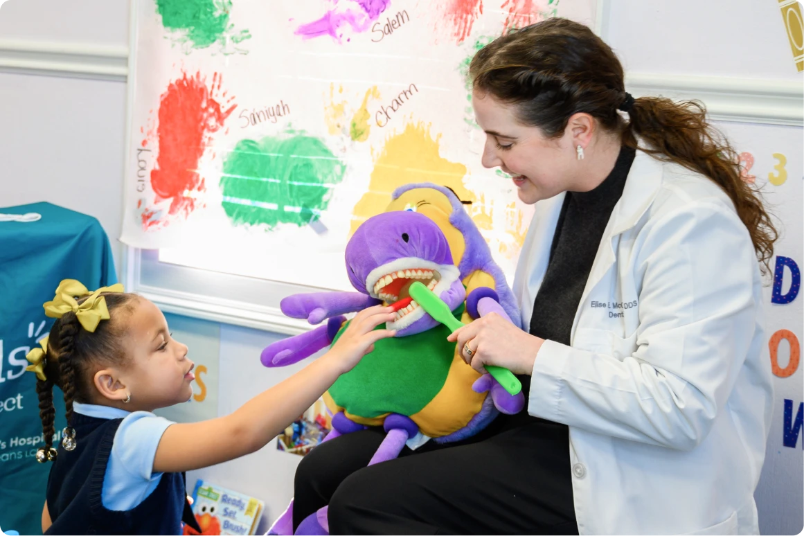 Portrait of Dr. Elise McCollum, dentist and advocate, involved in the One Barrel Challenge